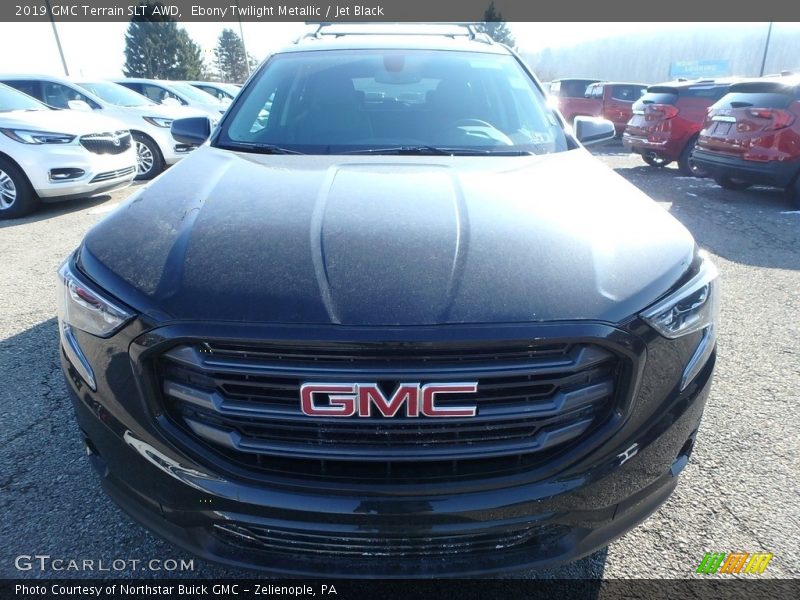Ebony Twilight Metallic / Jet Black 2019 GMC Terrain SLT AWD