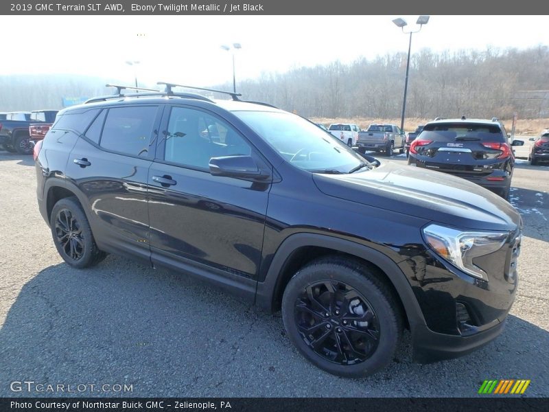 Ebony Twilight Metallic / Jet Black 2019 GMC Terrain SLT AWD