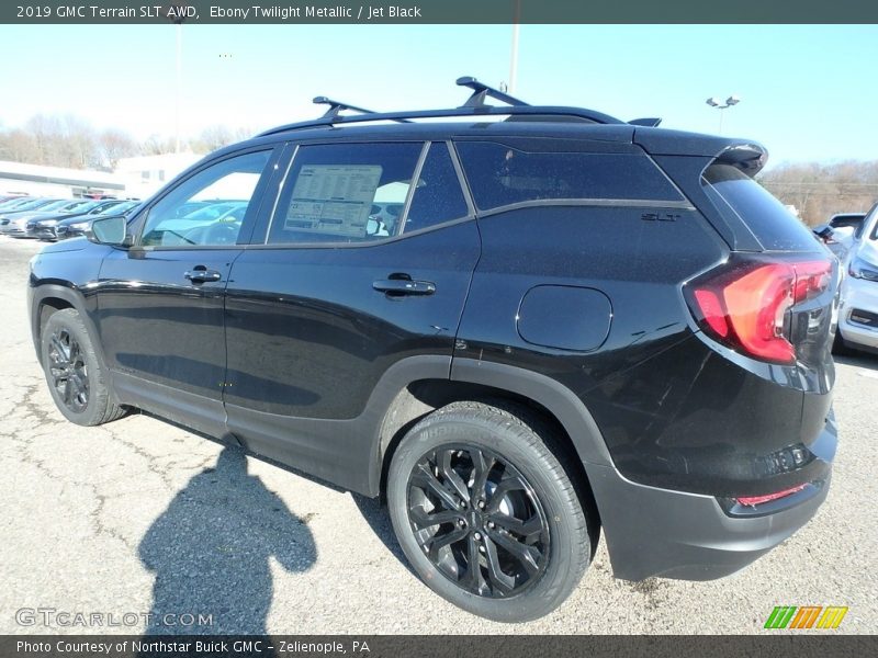 Ebony Twilight Metallic / Jet Black 2019 GMC Terrain SLT AWD