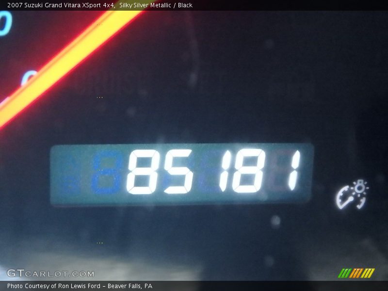 Silky Silver Metallic / Black 2007 Suzuki Grand Vitara XSport 4x4