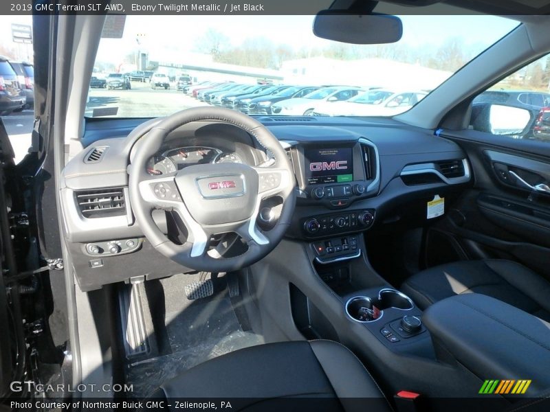 Ebony Twilight Metallic / Jet Black 2019 GMC Terrain SLT AWD