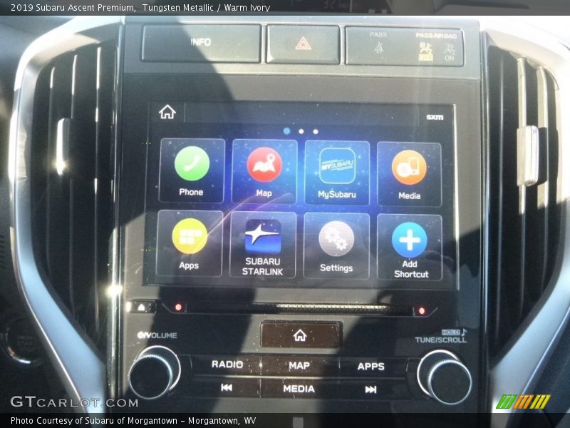 Tungsten Metallic / Warm Ivory 2019 Subaru Ascent Premium
