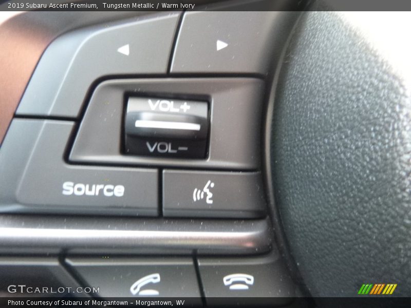 Tungsten Metallic / Warm Ivory 2019 Subaru Ascent Premium