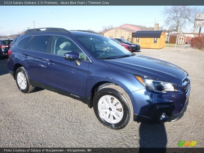 Abyss Blue Pearl / Titanium Gray 2019 Subaru Outback 2.5i Premium