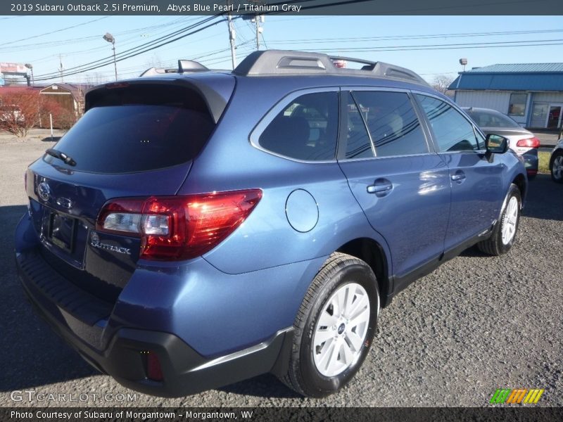 Abyss Blue Pearl / Titanium Gray 2019 Subaru Outback 2.5i Premium