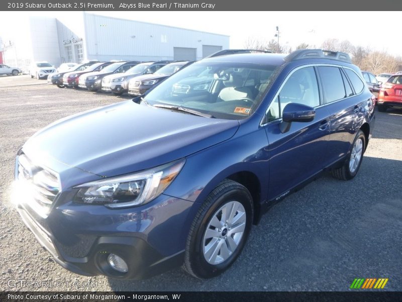 Abyss Blue Pearl / Titanium Gray 2019 Subaru Outback 2.5i Premium