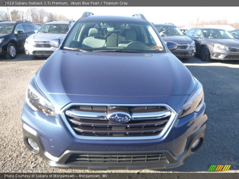 Abyss Blue Pearl / Titanium Gray 2019 Subaru Outback 2.5i Premium
