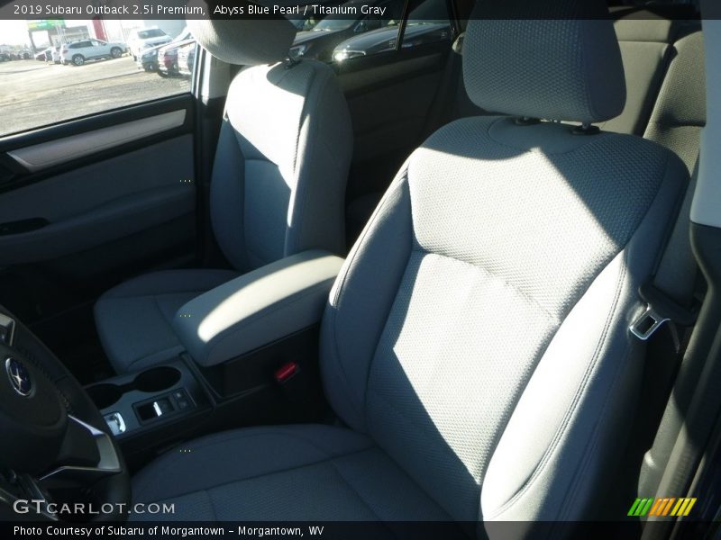 Abyss Blue Pearl / Titanium Gray 2019 Subaru Outback 2.5i Premium