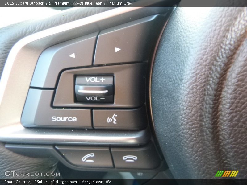 Abyss Blue Pearl / Titanium Gray 2019 Subaru Outback 2.5i Premium