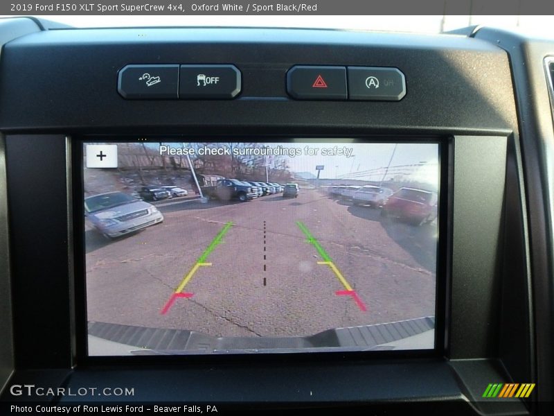 Oxford White / Sport Black/Red 2019 Ford F150 XLT Sport SuperCrew 4x4