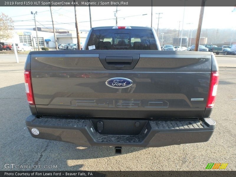 Magnetic / Sport Black/Red 2019 Ford F150 XLT Sport SuperCrew 4x4