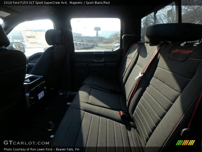 Magnetic / Sport Black/Red 2019 Ford F150 XLT Sport SuperCrew 4x4