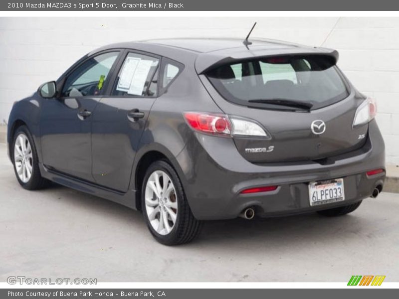 Graphite Mica / Black 2010 Mazda MAZDA3 s Sport 5 Door