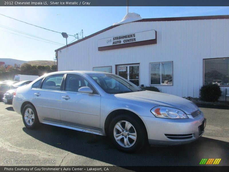 Silver Ice Metallic / Gray 2012 Chevrolet Impala LS
