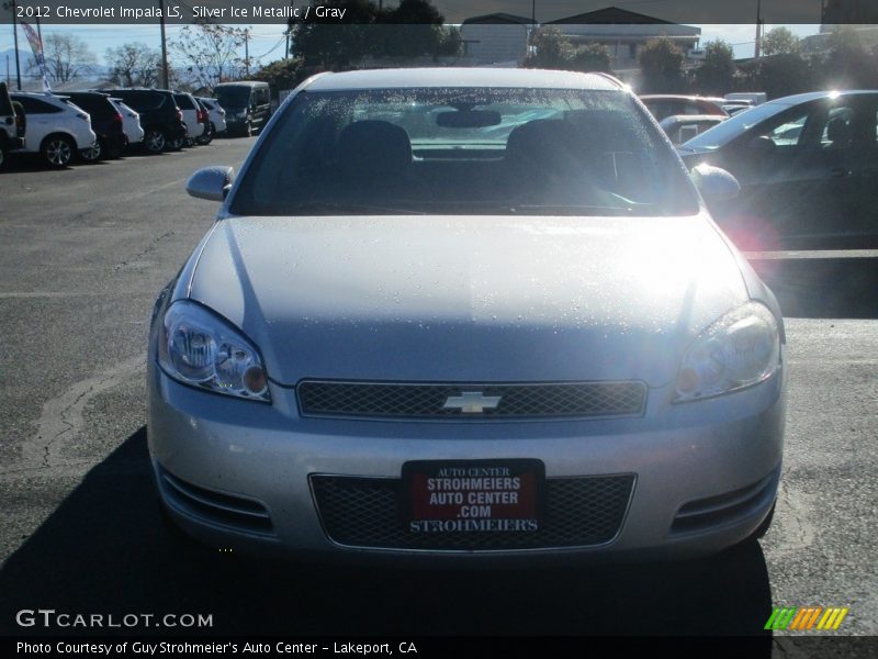 Silver Ice Metallic / Gray 2012 Chevrolet Impala LS