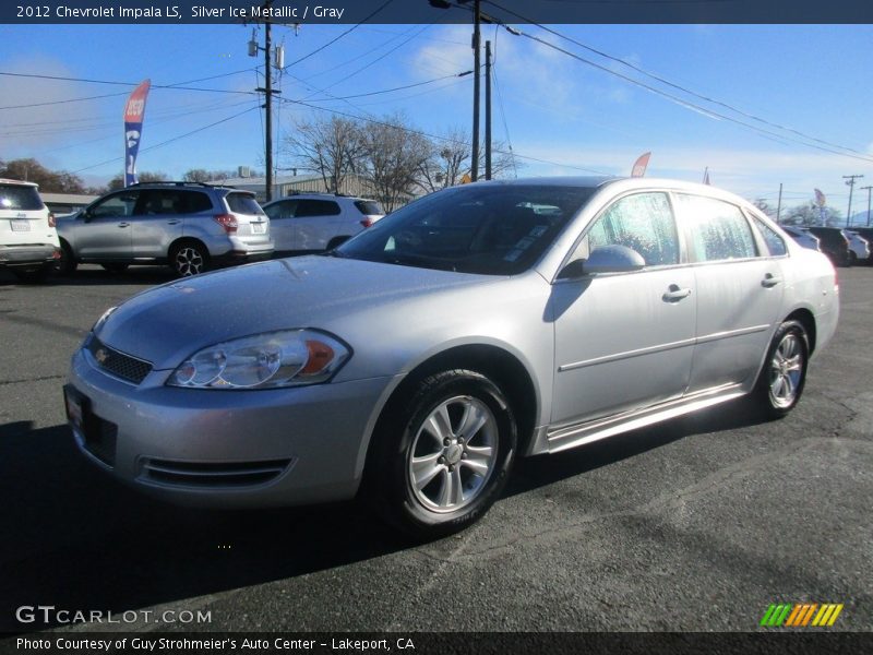 Silver Ice Metallic / Gray 2012 Chevrolet Impala LS