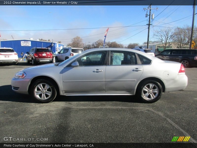 Silver Ice Metallic / Gray 2012 Chevrolet Impala LS