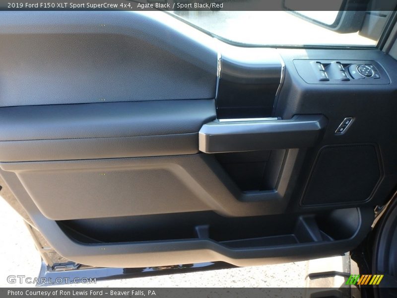 Agate Black / Sport Black/Red 2019 Ford F150 XLT Sport SuperCrew 4x4