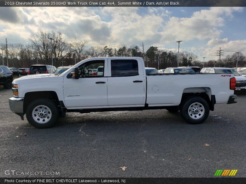 Summit White / Dark Ash/Jet Black 2019 Chevrolet Silverado 3500HD Work Truck Crew Cab 4x4