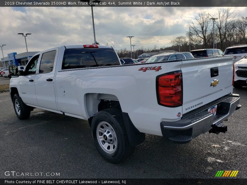 Summit White / Dark Ash/Jet Black 2019 Chevrolet Silverado 3500HD Work Truck Crew Cab 4x4