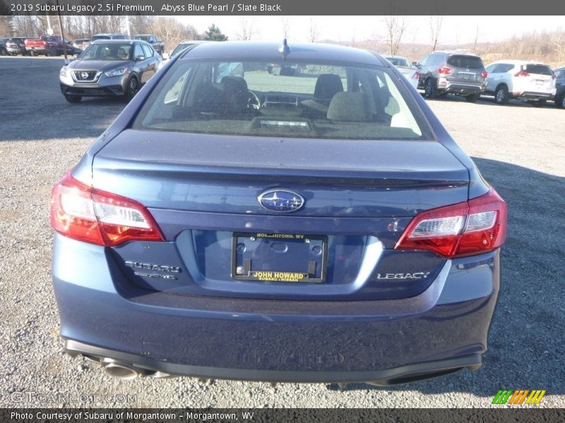 Abyss Blue Pearl / Slate Black 2019 Subaru Legacy 2.5i Premium