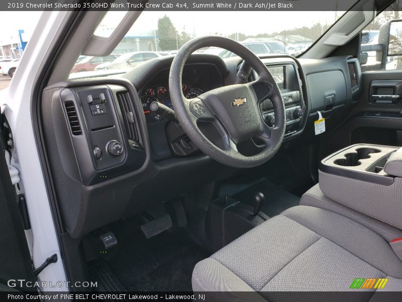 Summit White / Dark Ash/Jet Black 2019 Chevrolet Silverado 3500HD Work Truck Crew Cab 4x4