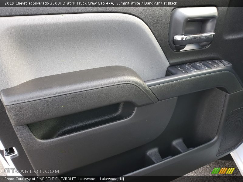 Summit White / Dark Ash/Jet Black 2019 Chevrolet Silverado 3500HD Work Truck Crew Cab 4x4