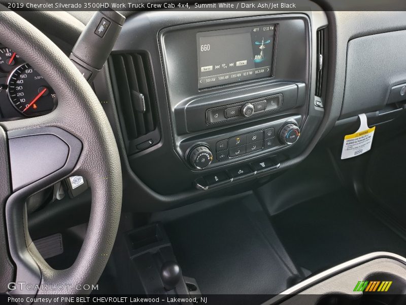 Summit White / Dark Ash/Jet Black 2019 Chevrolet Silverado 3500HD Work Truck Crew Cab 4x4