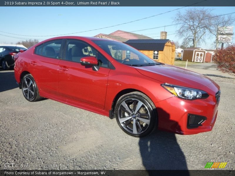 Lithium Red Pearl / Black 2019 Subaru Impreza 2.0i Sport 4-Door