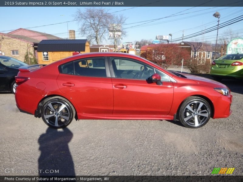 Lithium Red Pearl / Black 2019 Subaru Impreza 2.0i Sport 4-Door