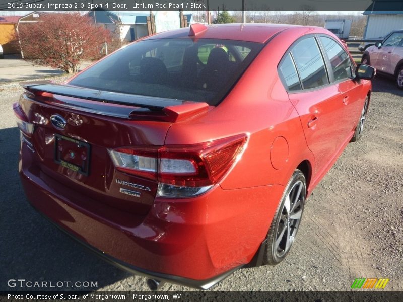 Lithium Red Pearl / Black 2019 Subaru Impreza 2.0i Sport 4-Door
