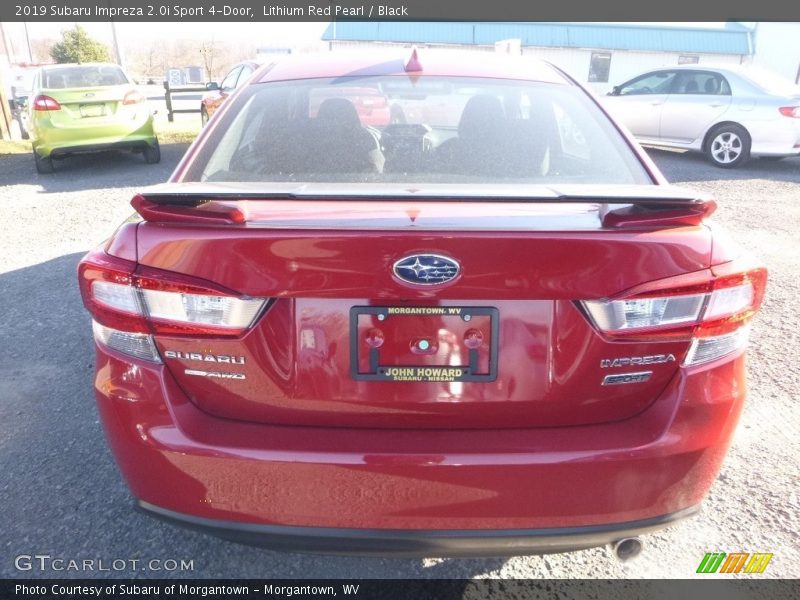 Lithium Red Pearl / Black 2019 Subaru Impreza 2.0i Sport 4-Door