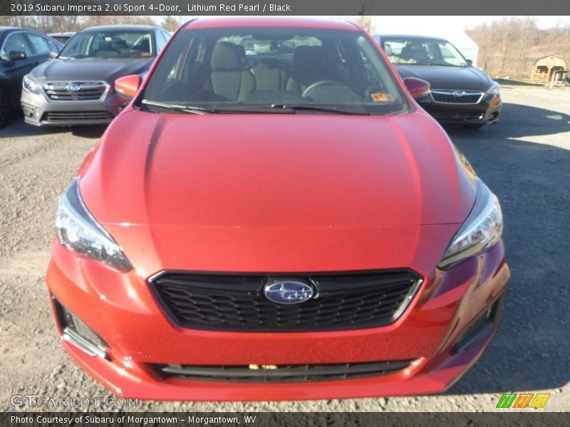 Lithium Red Pearl / Black 2019 Subaru Impreza 2.0i Sport 4-Door