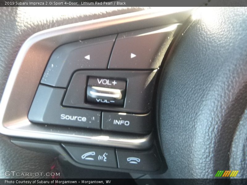 Lithium Red Pearl / Black 2019 Subaru Impreza 2.0i Sport 4-Door