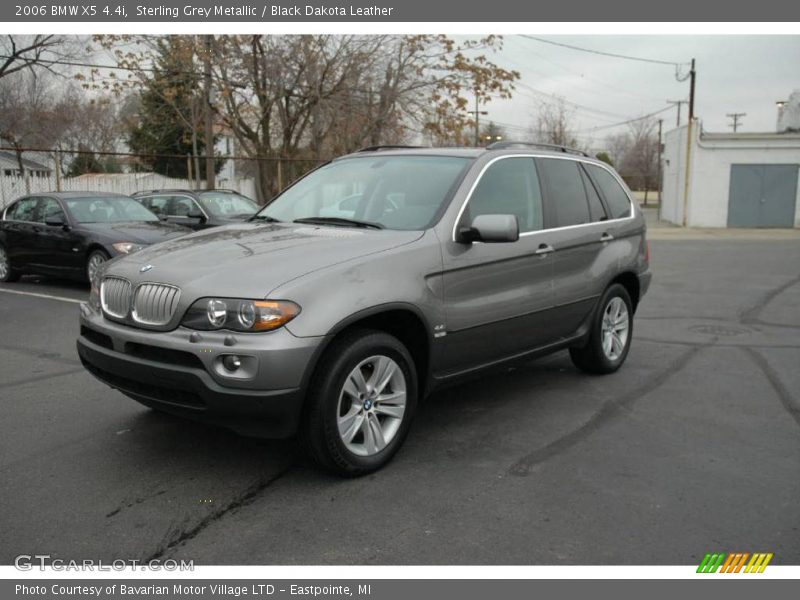Sterling Grey Metallic / Black Dakota Leather 2006 BMW X5 4.4i