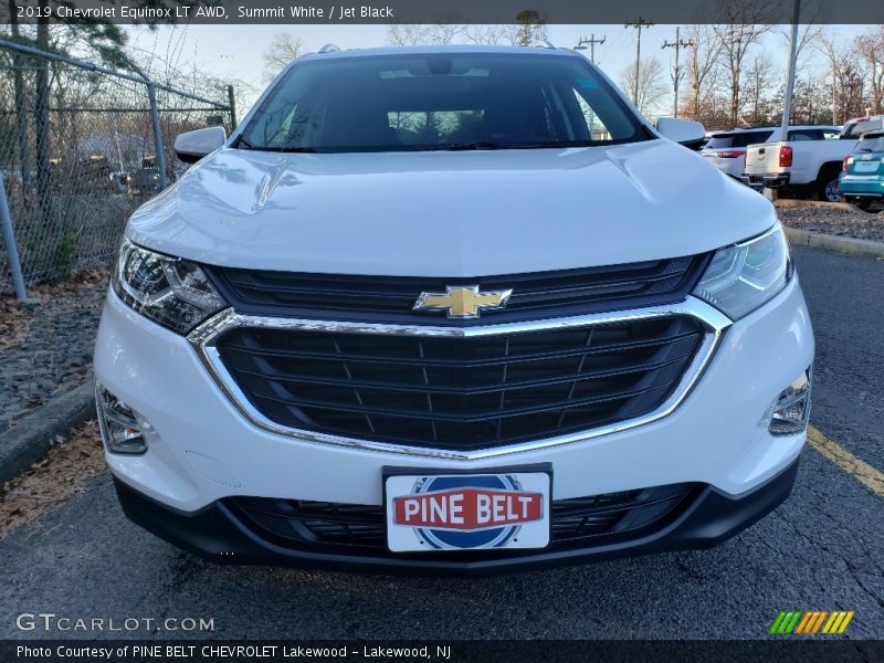 Summit White / Jet Black 2019 Chevrolet Equinox LT AWD