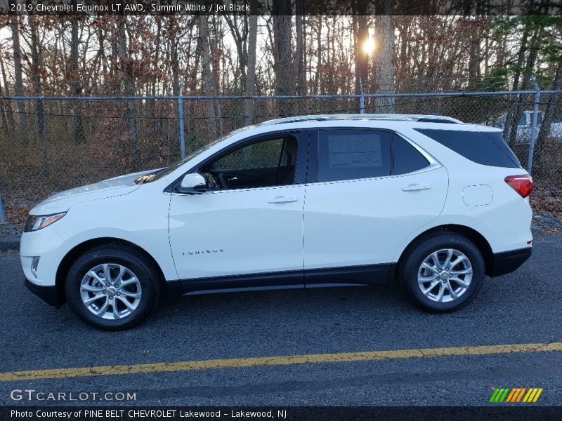 Summit White / Jet Black 2019 Chevrolet Equinox LT AWD