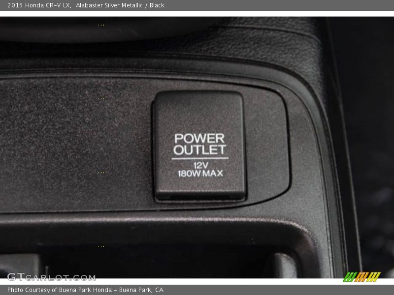 Alabaster Silver Metallic / Black 2015 Honda CR-V LX