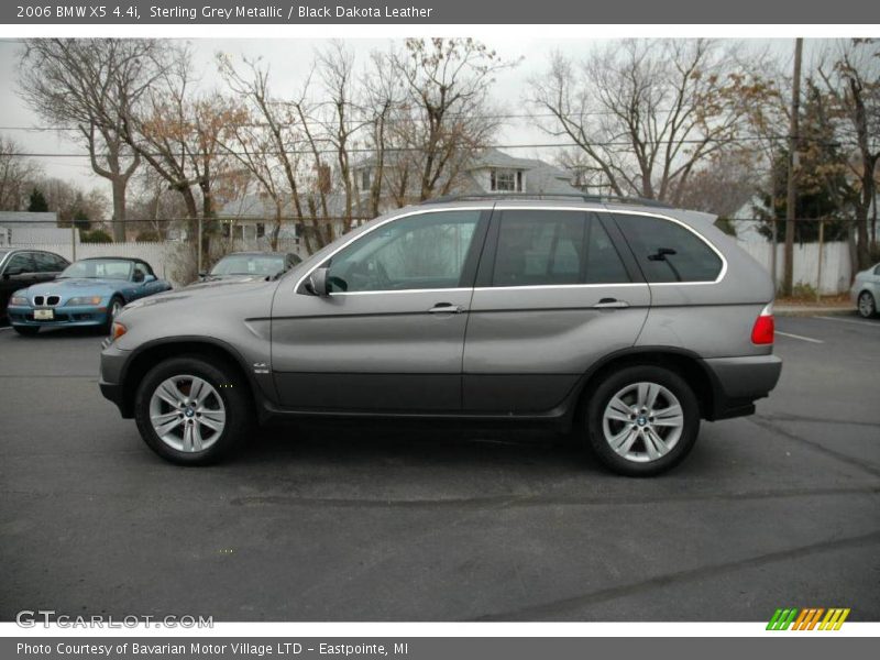 Sterling Grey Metallic / Black Dakota Leather 2006 BMW X5 4.4i