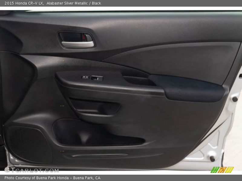 Alabaster Silver Metallic / Black 2015 Honda CR-V LX