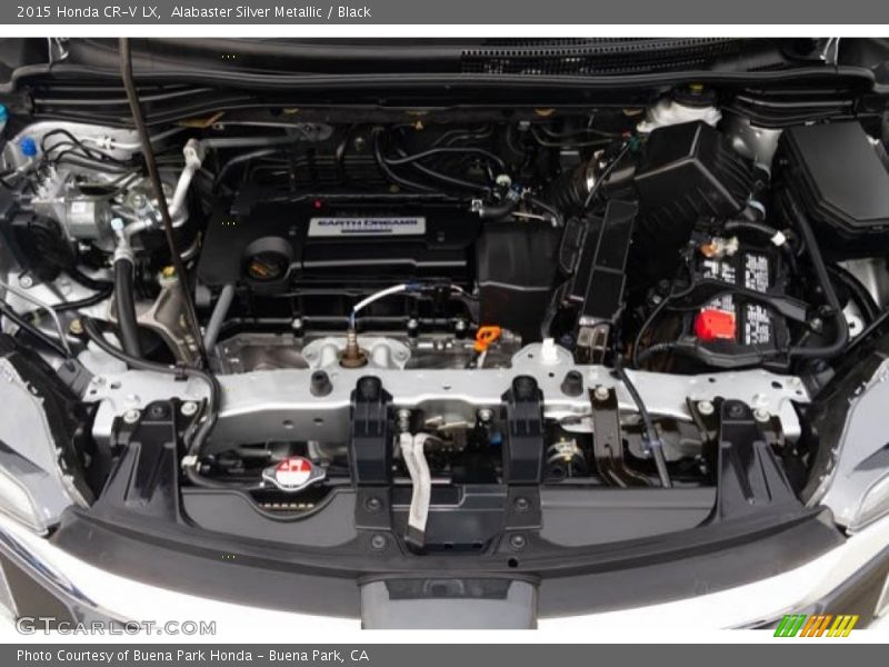 Alabaster Silver Metallic / Black 2015 Honda CR-V LX