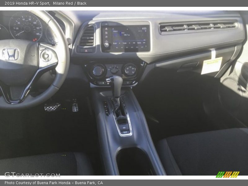 Milano Red / Black 2019 Honda HR-V Sport