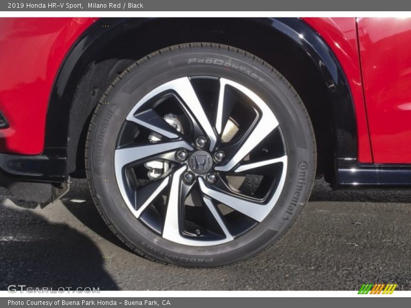 Milano Red / Black 2019 Honda HR-V Sport