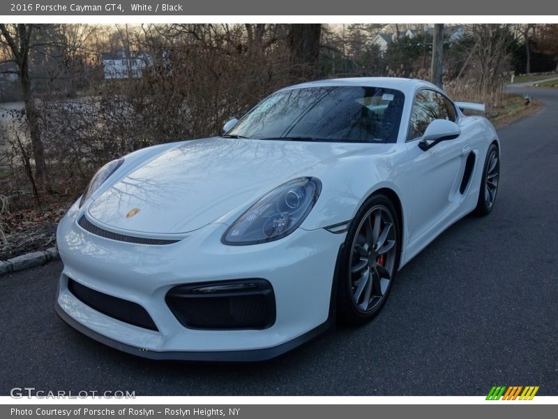 White / Black 2016 Porsche Cayman GT4