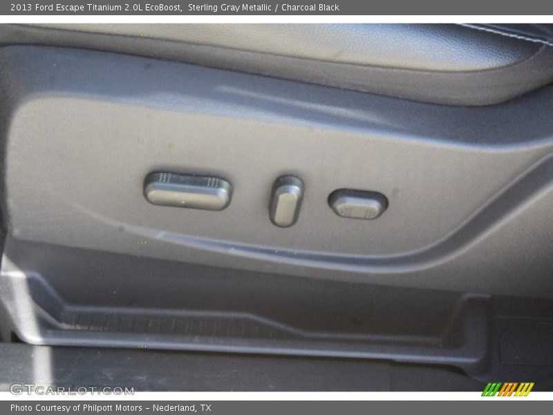 Sterling Gray Metallic / Charcoal Black 2013 Ford Escape Titanium 2.0L EcoBoost