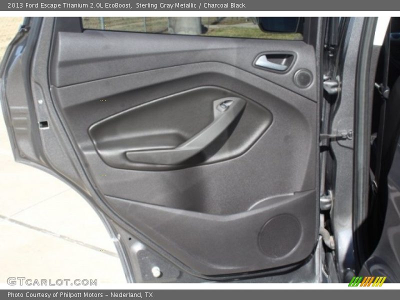 Sterling Gray Metallic / Charcoal Black 2013 Ford Escape Titanium 2.0L EcoBoost