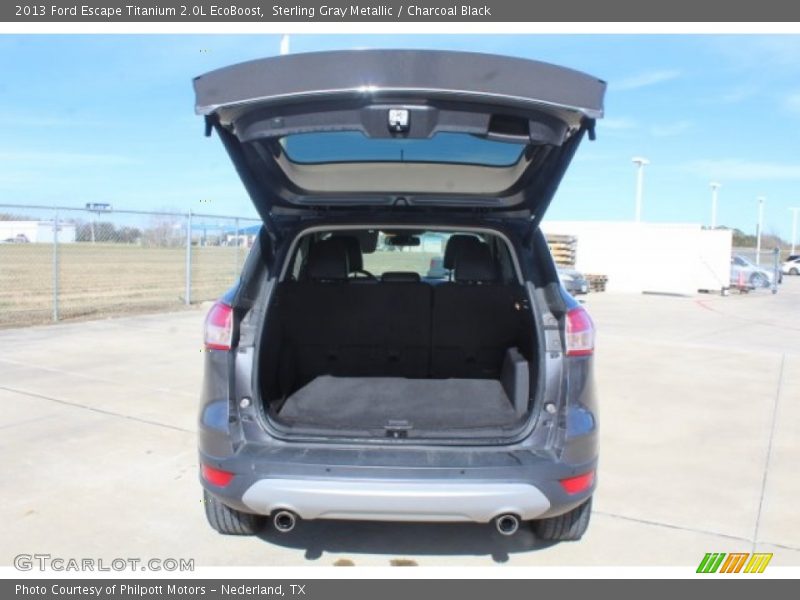 Sterling Gray Metallic / Charcoal Black 2013 Ford Escape Titanium 2.0L EcoBoost