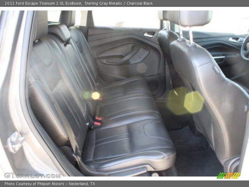 Sterling Gray Metallic / Charcoal Black 2013 Ford Escape Titanium 2.0L EcoBoost
