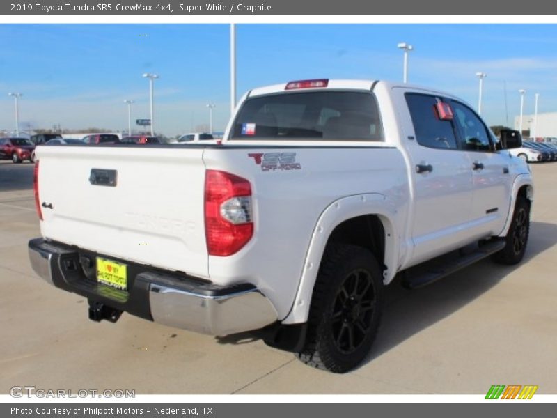 Super White / Graphite 2019 Toyota Tundra SR5 CrewMax 4x4