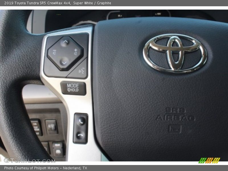 Super White / Graphite 2019 Toyota Tundra SR5 CrewMax 4x4